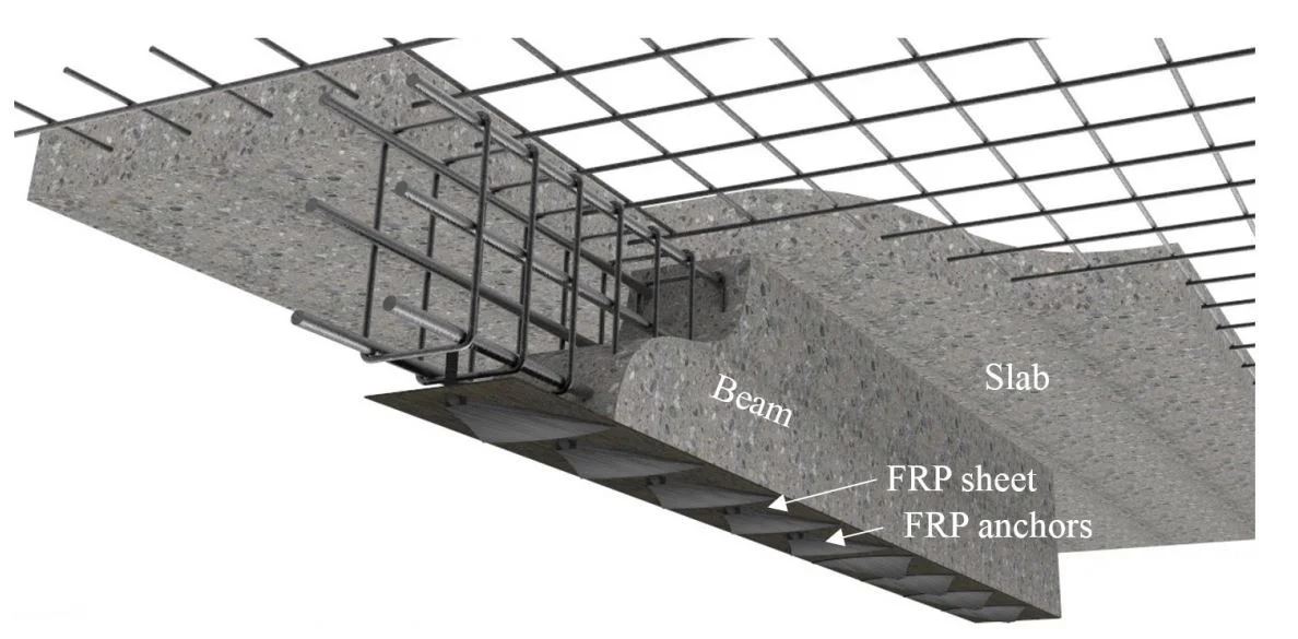 مقاوم سازی خمشی تیر بتنی