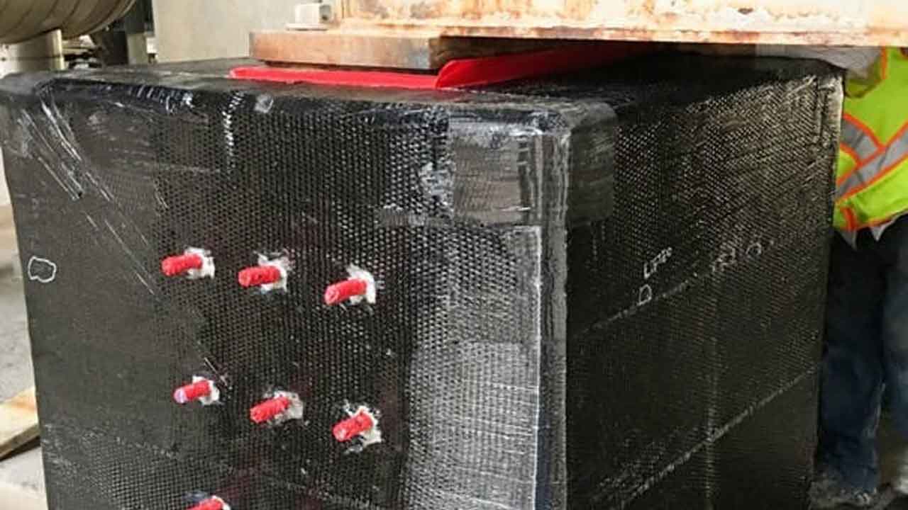 مقاوم سازی پدستال بتنی با الیاف FRP