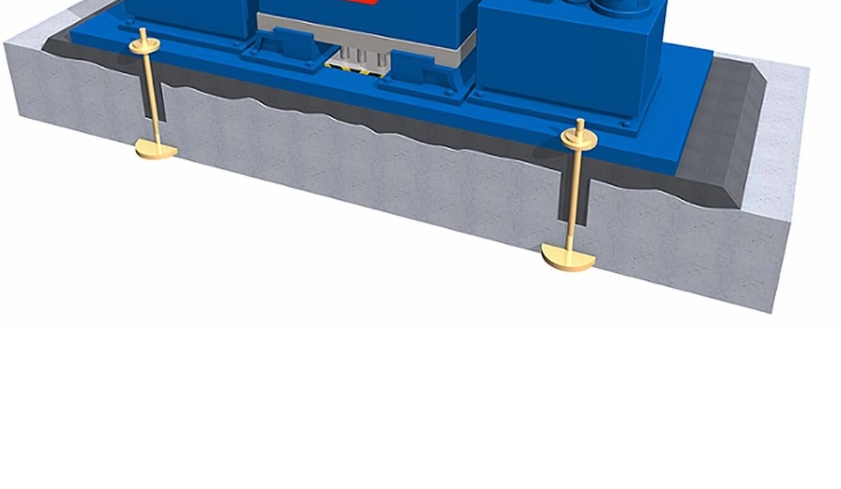 علت و فرایند گروت ریزی پی ماشین آلات سنگین