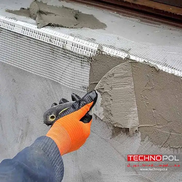 سیمانکاری با توری فایبرگلاس - مقاوم سازی تکنوپل