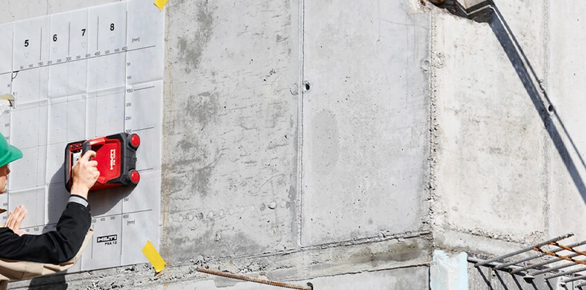 اسکن آرماتور در بتن