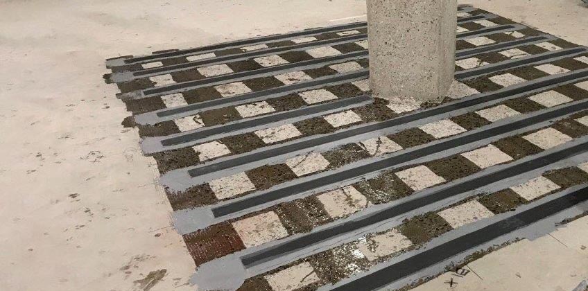 مقاوم سازی برش پانچ با استفاده از روش FRP