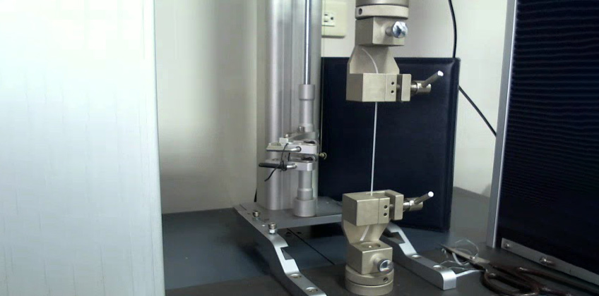 تست کشش نخ آغشته به رزین