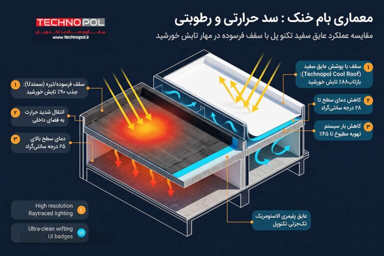 عایق سفید بام