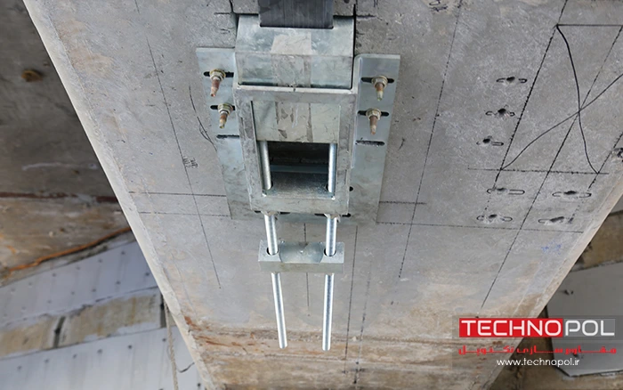 نمایی از سیستم مهاری (Anchorage)