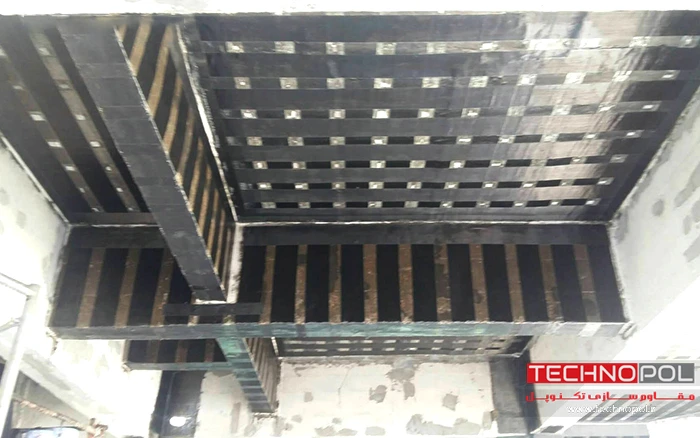 مقاوم سازی اعضای خمشی بتن مسلح با استفاده از frp