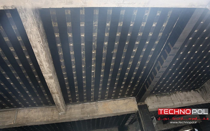 مقاوم سازی دال بتنی دو طرفه با الیاف FRP