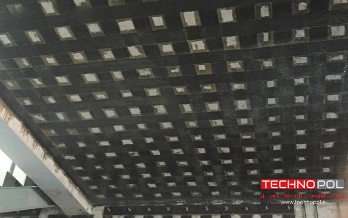 مقاوم سازی دال بتن ارمه با الیاف FRP