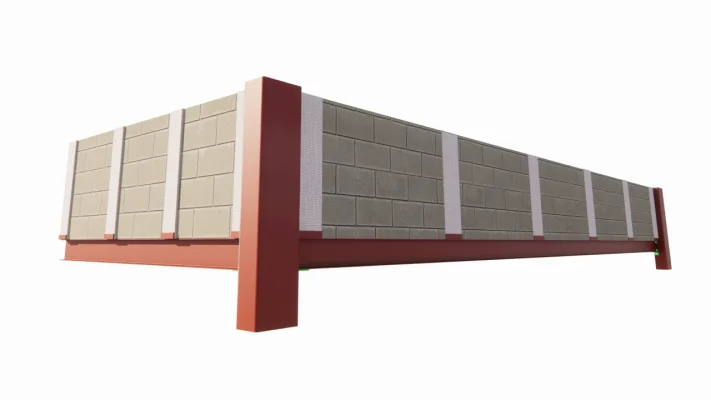 مهار دیوار جان پناه و بالکن با وال مش | مزایای استفاده + نکات اجرا