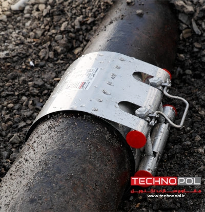 تعمیر نشتی لوله با استفاده از کلمپ